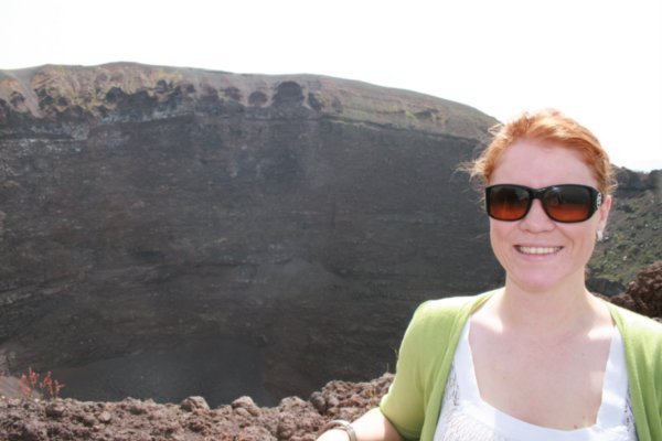 Sarah & the crater