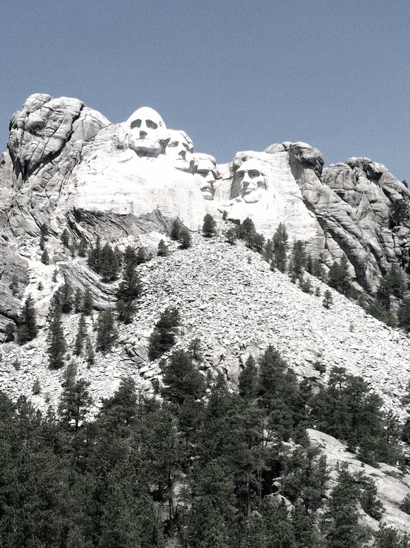 Mount Rushmore, obviously :)