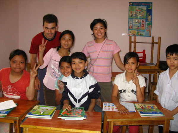 After playing, teaching English