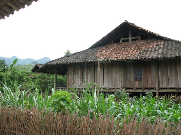 A house in my friend's grandmother ethnic village