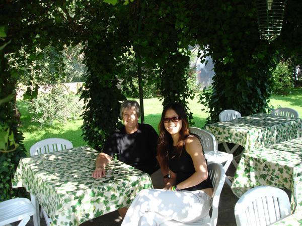 Me and Mom at Villa La Sosta
