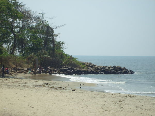 The beach at Fort Cochin
