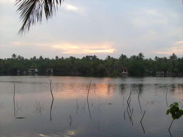 Sunset view of Kerala