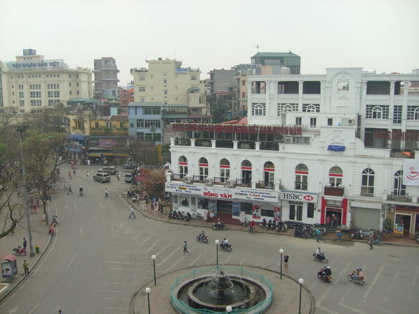 Centre of the Old quarter in Hanoi 