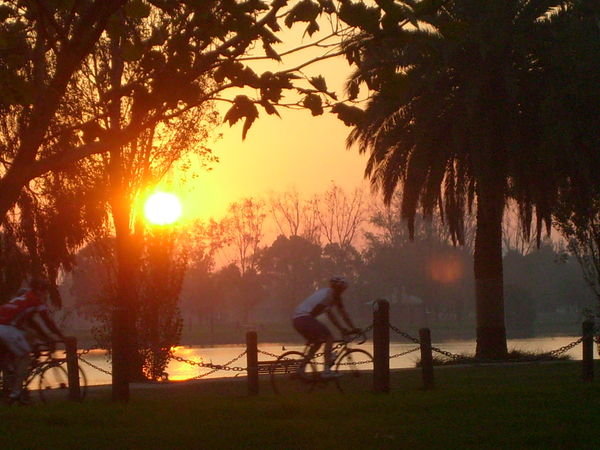 Sunset over the Yarra River, Melbourne