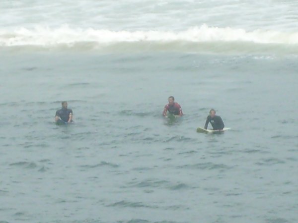 Surfs up at Venice Beach