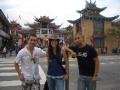 Karl and I with friends in China town in L.A....