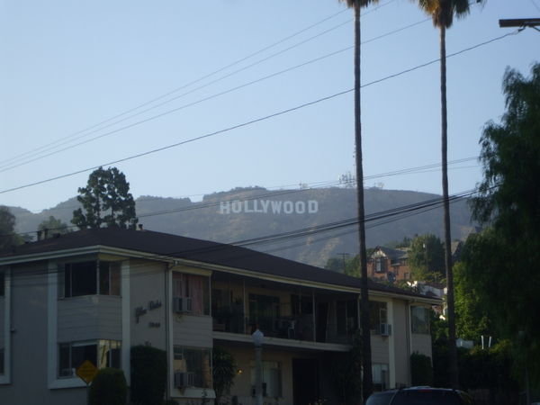 Hollywood sign in Griffin Park