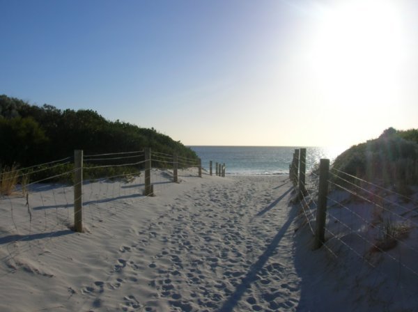 one of many beach paths