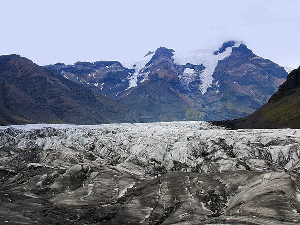 View of the glacier 