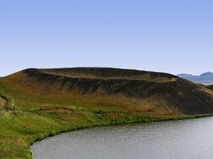 Crater at Lake Myvatn 