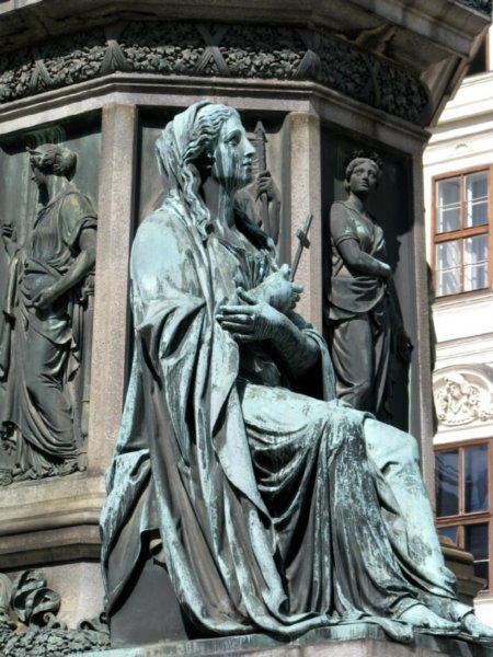 Statue in courtyard of the Hofburg