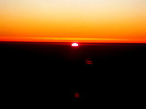 Sunrise over Botswana