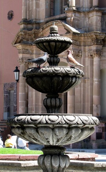 Church fountain