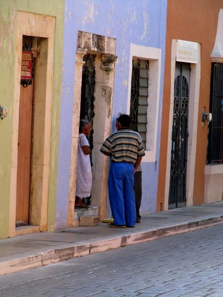 Locals in Campeche