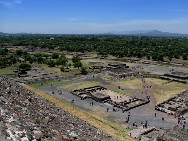 View of  Teotihuacán 
