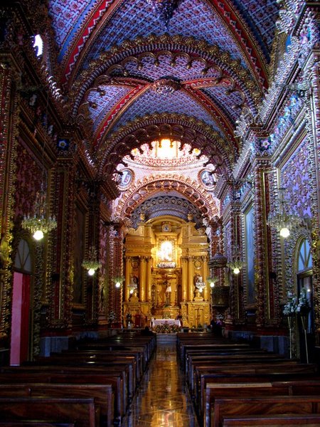 Interior of the Sanctuary of Guadalupe
