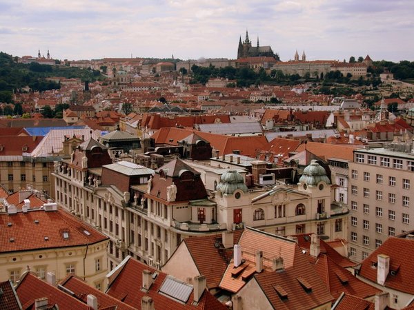 View of Prague and Prague Castle