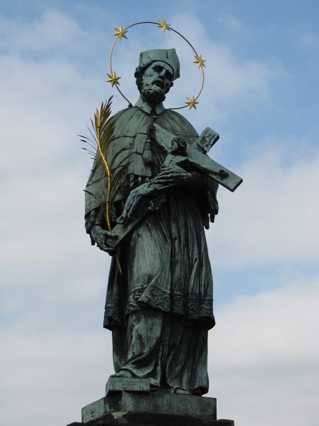 Statue on Charles' Bridge