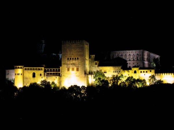 The Alhambra by night