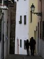 Couple walking in Granada
