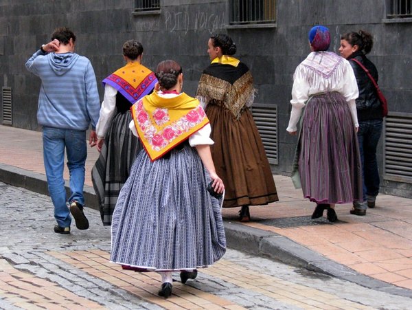 People in costume