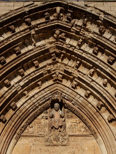 Carved arch