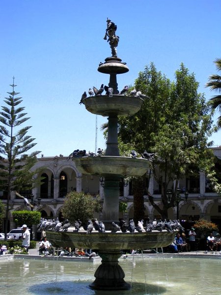 In the Plaza de Armas