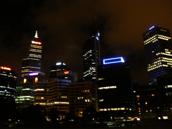Perth City Skyline at night