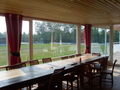 view of the soccer pitch from inside