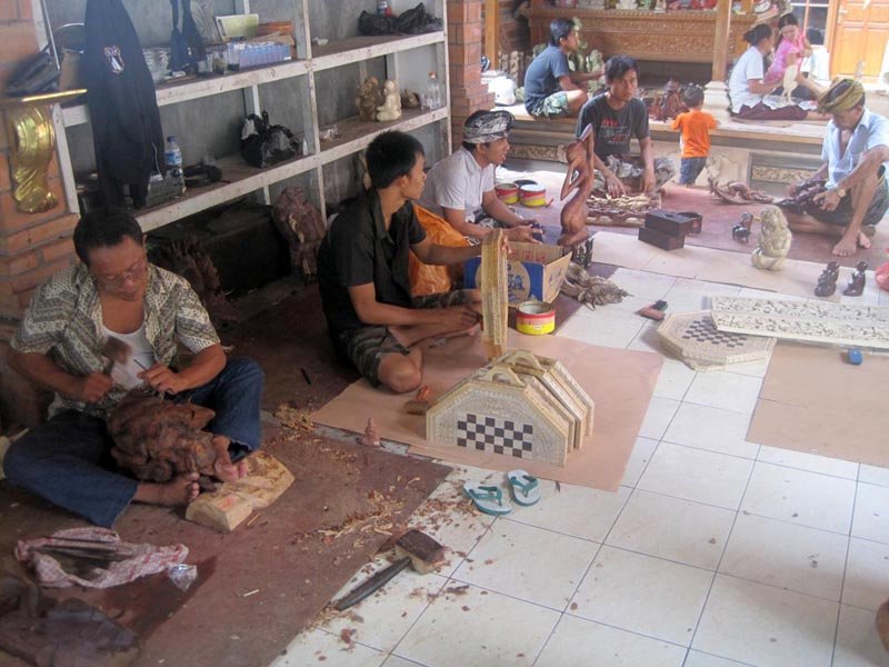 Bali woodcarvers