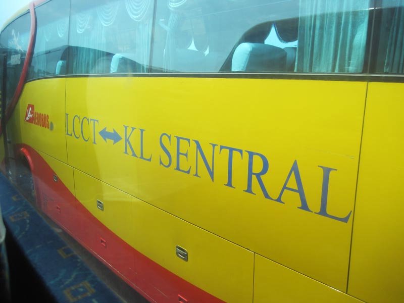 Bus from LCCT airport to KL Sentral station