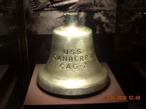 Bell from USS Canberra