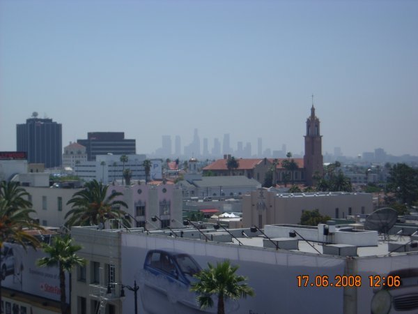View of downtown LA!