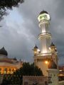 Evening sky over Kapitan Keling Mosque