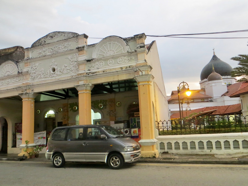 Mosque and shop front
