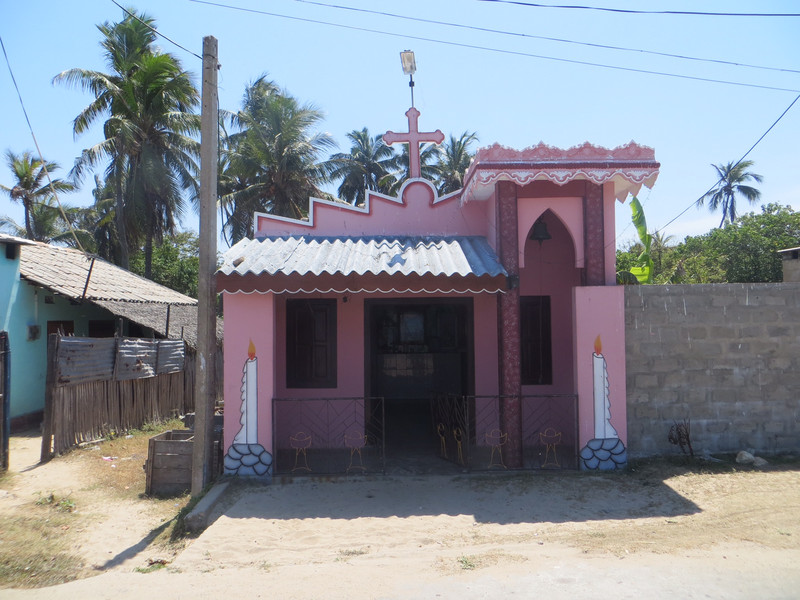 One of the many minute Christian Churches which dotted the shoreline at Point Pedro
