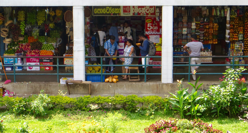 Local market square in Kandy