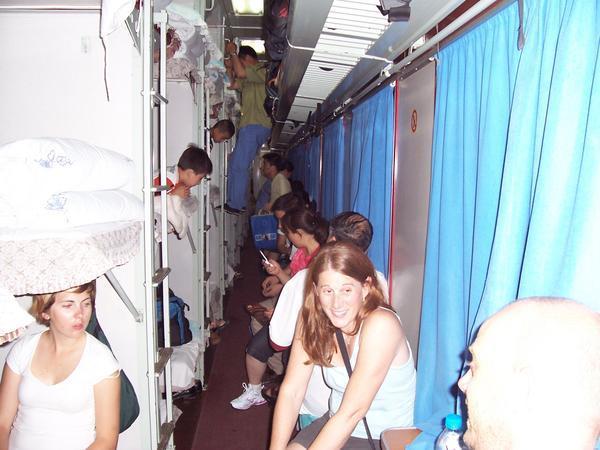 Hard sleepers on Chinese trains