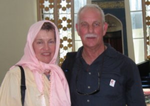 Jerry and I at the local mosque