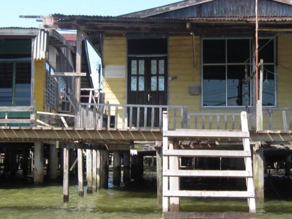 The house where our water taxi driver lived
