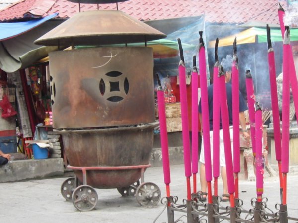 Incense at the Buddhist Temple