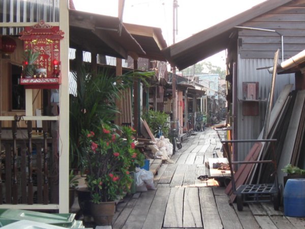 Fishing village at the Chew Clan Jetty
