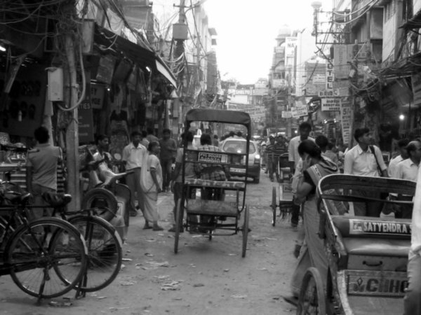 Rickshaw rides in Old Delhi