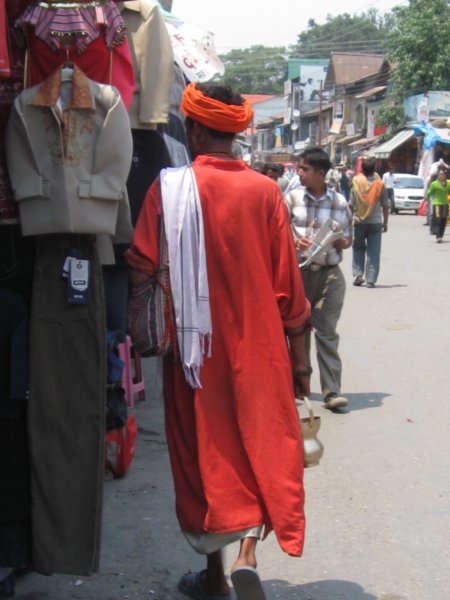 Man in bazaar