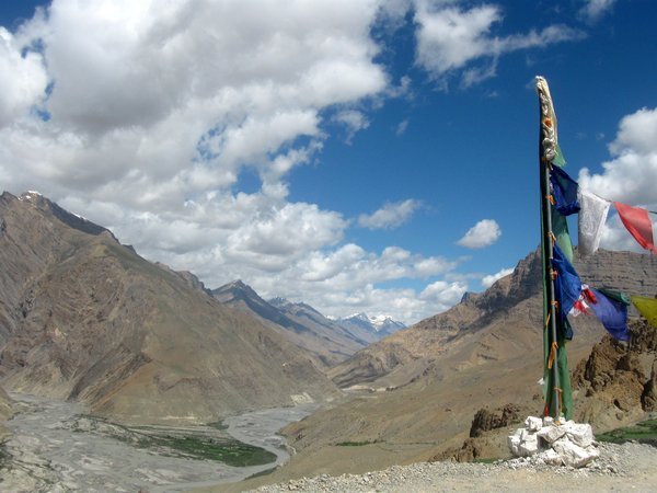 Lonely prayer flags