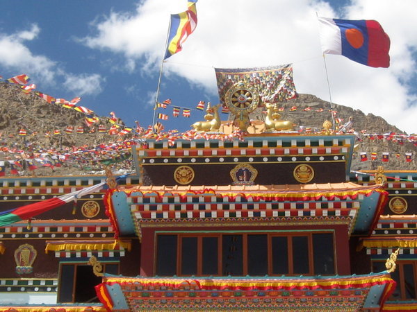 Colourful Kaza Monastery