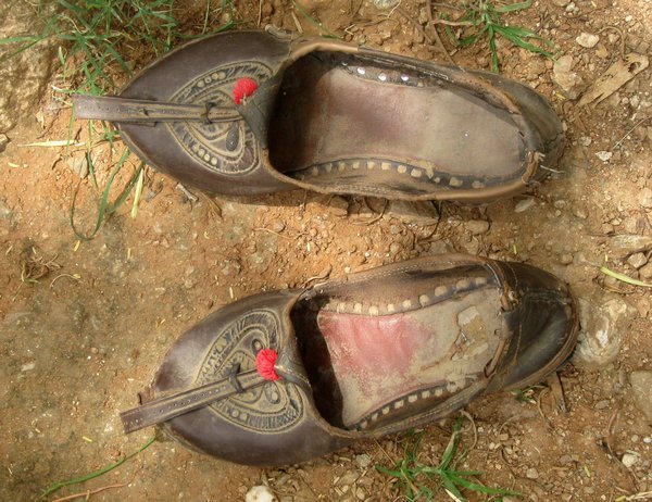 Well worn shoes