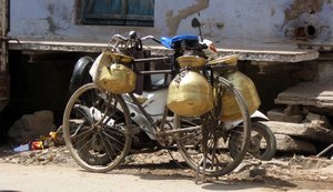 Bundi milkman's bike
