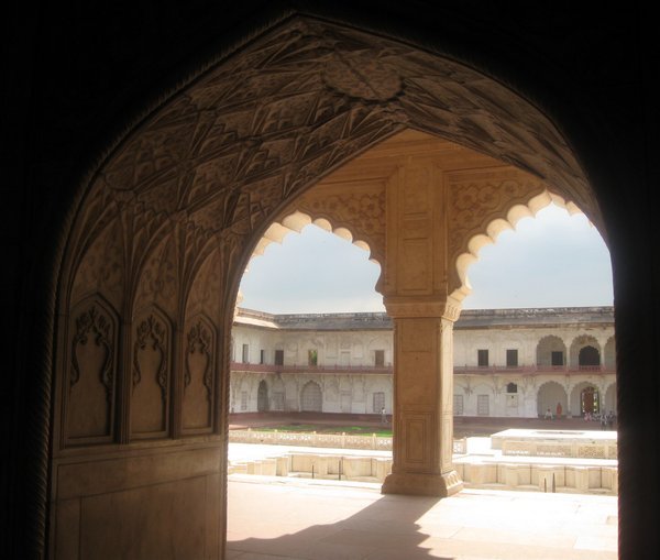 Beautiful stonework within the fort